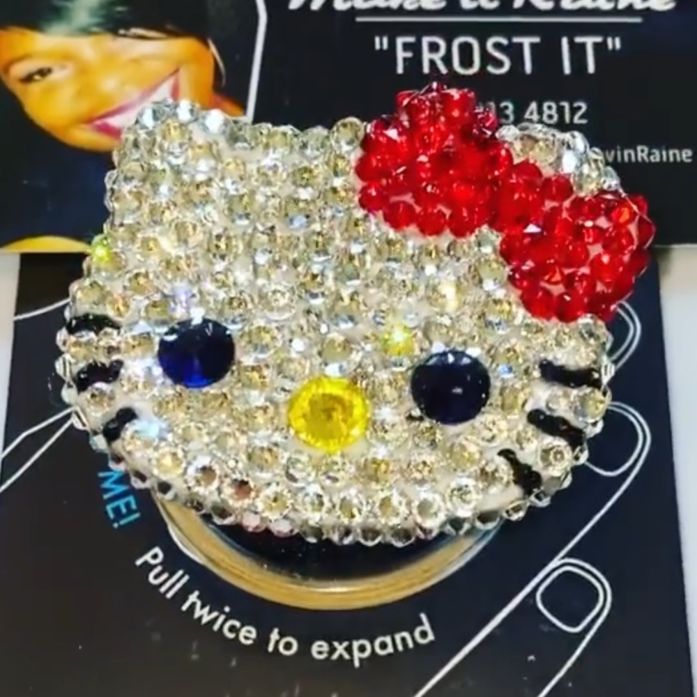 💎Hello Kitty -Air Bag Cell Phone Bracket - crystallized. - Picture 4 of 8